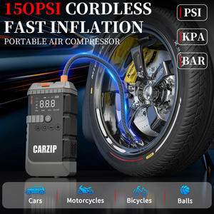 Xe nhảy khởi động ngân hàng điện & Máy nén khí di động, đa chức năng lốp Inflator và xe sạc pin cho trường hợp khẩn cấp Kit - Product Image 3