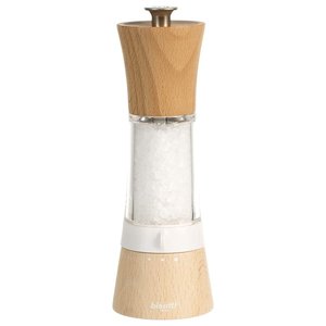 Molinillo de Sal Pisa de 18 cm, Acrílico Natural, Manual, para Uso en la Cocina - Product Image 1