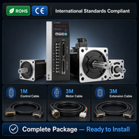 Kit de moteur servo AC 220V 2500 tr/min 1,3 kW, moteur à couple élevé offrant une puissance élevée pour les tâches industrielles exigeantes