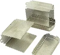Griglia per altoparlanti ad alta temperatura personalizzata da 70 Micron foro tondo filtro di precisione in acciaio inossidabile perforato rete metallica microporosa