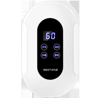 Purificateur d'air sans filtre pour animaux de compagnie avec ions négatifs et ozone, contrôle intelligent Wi-Fi, désodorisant silencieux mural pour litière de chat et la maison