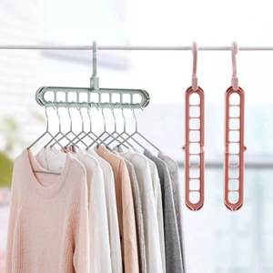 Colgadores Mágicos Multiusos para Secado de Ropa, Perchero Multifuncional de Plástico, Colgador de Almacenamiento para Secado de Ropa - Product Image 1