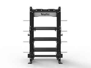 Многофункциональная силовая стойка VIGFIT для спортзала с лат-пультом и стеллажом для хранения - Product Image 2