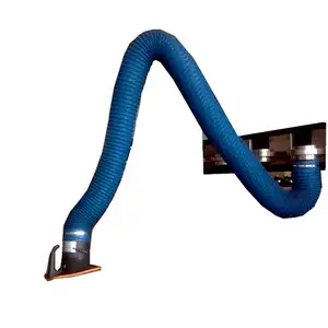 Wall mounted welding fume extraction suction arm,industrial high quality flexible arm smoke dust collector