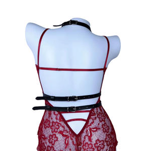 Seksi köle esaret kiti vücut koşum yetişkin çiftler için seksi kelepçe esaret kemer esaret bacak bandı bel zinciri gece kulübü flört - Product Image 4