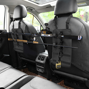 Soporte de caña de pescar de fácil instalación <span class=keywords><strong>para</strong></span> estante de almacenamiento de caña de pescar de coche <span class=keywords><strong>para</strong></span> SUV Wagons Van correa de poliéster ajustable - Product Image 1