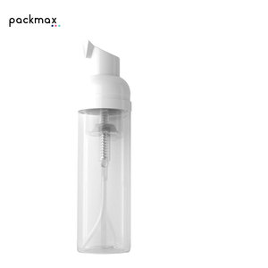 Round Facial Cleanser Foam <b>Pump</b> PET <b>Bottle</b> – 40ml 50ml 80ml Plastic Soap Mousse <b>Bottle</b> – Foaming <b>Pump</b> <b>Bottle</b> - Product Image 1