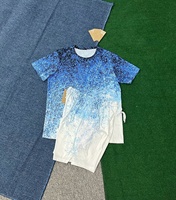 Vente en gros – T-shirt d'été personnalisé pour homme, 100 % polyester, respirant, séchage rapide, léger, col rond, taille élastique, impression par transfert thermique