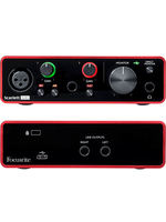 Interface audio Focusrite Scarlett SOLO3 (3e génération) - Enregistrement USB - Amplificateur externe pour guitare - Prérécepteur micro - Carte son