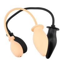 Dildo Anal Inflable de Acero Inoxidable, Vibrador Anal para Mujeres, Dilatador Anal Femenino