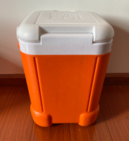 Nouveau design de glacière isolée en plastique pour pique-nique voyage pêche en plein air glacière de grande taille
