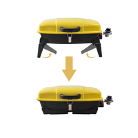 Réchaud de camping pliable en fonte portable, mini cuisinière de restaurant de plein air, barbecue, émaillé en porcelaine