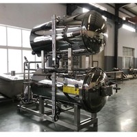 Stérilisateur à autoclave pour champignons pour l'industrie agroalimentaire, pour bocaux en verre