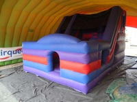 Toboggan gonflable Combo Rock Climb et toboggan avec videur mural pour enfants