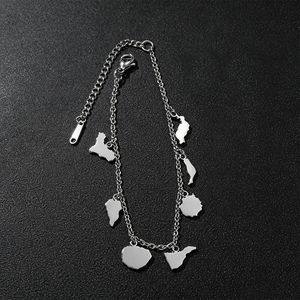Pulseras de las Islas Canarias, España, para Mujer, El Hierro, La <span class=keywords><strong>Palma</strong></span>, La Gomera, Tenerife, Gran Canaria, Fuerteventura, Lanzarote, Joyería con Dijes - Product Image 6