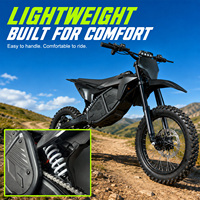 Moto électrique tout-terrain OEM 3000W de puissance maximale, batterie lithium 48V 22.5Ah, 3 vitesses, vitesse maximale 60KM/H, autonomie 50KM, freins hydrauliques