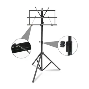 Hebikuo P-01 Muziekinstrument Flexibele Kleine Commando Muziek Stand