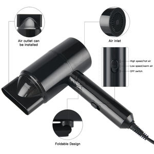 PRITECH Lightweight <strong>Dryer</strong> <strong>Hair</strong> Small Hotel <strong>Hair</strong> <strong>Dryer</strong> Portable Electric Mini <strong>Hair</strong> Blow <strong>Dryer</strong> Mini Compact <strong>Hair</strong> <strong>Dryer</strong> for Travel - Product Image 2