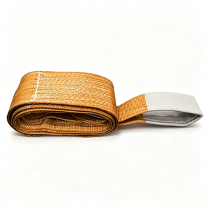 Eslingas de elevación de longitud personalizada VN, alta resistencia, 6T, cincha plana de poliéster, correa de elevación, correa de remolque para instalaciones de fabricación - Product Image 1