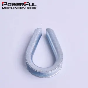 Electric Galvanized Din6899b Type Clevis Wire Rope Thimble