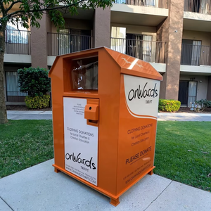 工厂定制的高安全性服装银行，带锁和用于慈善服装收集场所的防盗溜槽 - Product Image 5