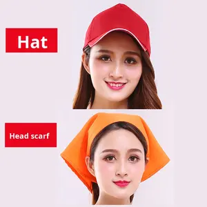 Tablier publicitaire de couleur unie de style coréen avec logo personnalisé Promotion en gros pour les vêtements de travail de <span class=keywords><strong>restaurant</strong></span> et de bar - Product Image 4