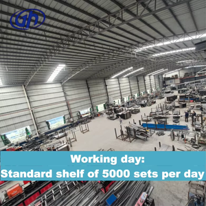 Ventes directes d'usine Étagères en acier d'angle à bas prix Étagères d'affichage de haute qualité Étagères de rangement perforées - Product Image 6