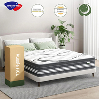 Hochwertige Großhandels-Hotelmatratze Komprimierte Bettmatratze in Box Doppel Einzel King Size Taschenfederkern Memory-Schaum-Matratze