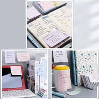 Blocs-notes adhésifs, couleurs vives, autocollants, faciles à coller pour la maison, le bureau, le carnet