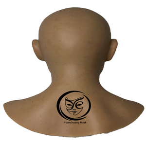 Masques de tête en silicone réalistes fabriqués à la main en usine, haute simulation, pour acteurs, films, cosplay, fêtes, Halloween, masques intégraux - Product Image 5