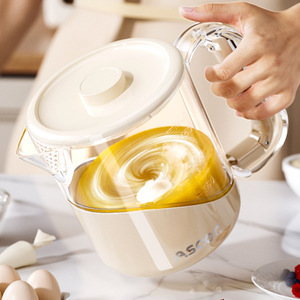 Ascor Egg Beater 1 Piece Semi Automatic Spring Loaded For Whipping Cream Stirring Home Use - Product Image 1