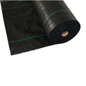 Alfombra de plástico antimaleza para jardín agrícola, cubierta de suelo de película, color negro - Product Image 5