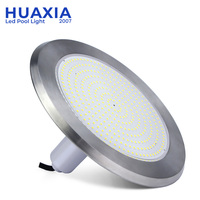 Lampu Kolam Renang LED Bawah Air Huaxia 1.5 inci IP68 Plastik Stainless Steel 18W RGB Remote Slim Flat Liner