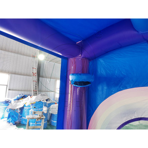 Château gonflable pour enfants, combo château gonflable licorne avec toboggan, château gonflable commercial avec toboggan - Product Image 6