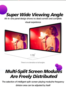 55 Inch Trong Nhà Wall Mount WIFI Quảng Cáo Biển Player Siêu Mỏng LCD Android Màn Hình Hiển Thị Kỹ Thuật Số Bảng Menu - Product Image 4