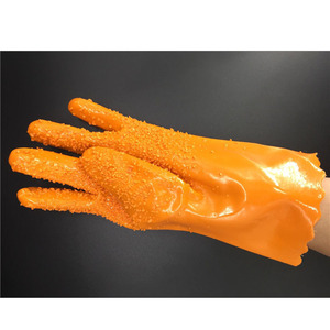 ถุงมือป้องกันงานอุตสาหกรรมเคลือบพลาสติก Protect The Nation 616 ขนาด L ทนน้ำมัน กันน้ำ สำหรับงานก่อสร้าง - Product Image 3