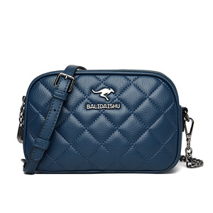 Wholesale Lattice Ladies Shoulder <b>Small</b> Bag Women's Messenger <b>Small</b> Square Bag PU Women Shoulder Bag - Product Image 1