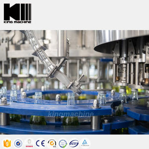 Gran oferta automática, botella de vidrio, champán, licor, embotellado, tapado, planta de etiquetado, máquina de llenado de vino - Product Image 5