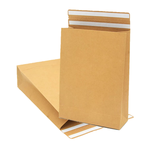 Biểu Tượng Tùy Chỉnh In Tự Dính Gusset Túi Các Tông Nâu Giấy Phong Bì Bao Bì Bưu Phẩm <span class=keywords><strong>Kraft</strong></span> Quà Tặng Giấy Phong Bì - Product Image 4