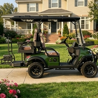 Voiturette de golf électrique au lithium personnalisable 4 places 48 V de qualité supérieure avec personnalisation gratuite de la couleur et du logo pour usage en station balnéaire ou à domicile