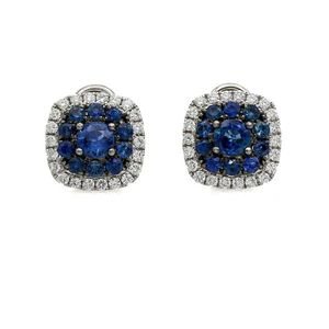 Gioielli di Moda all'Ingrosso, Orecchini a Perno con Zaffiro Blu, Gioielli con Zaffiro e Acquamarina - Product Image 5
