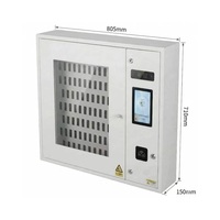 Gabinete de Llaves Inteligente con 55 Ranuras, Caja Fuerte con Control de Llaves RFID, Sistema Electrónico de Gestión de Llaves, Montaje en Pared, NFC, Huella Dactilar, Reconocimiento Facial
