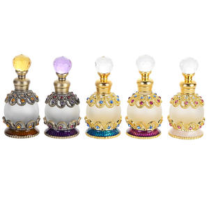 ขวดแก้วแบนพร้อมสีปักแพ็กเกจย่อยของน้ำหอมน้ำมันหอมระเหยหรูหราออกแบบได้ตามต้องการ - Product Image 5