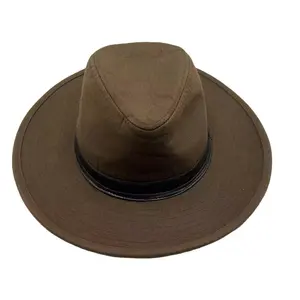 2023 simple solid color men's cowboy hats hats with custom logo summer sun visor men's top hat