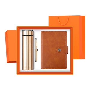 Công ty khuyến mại A5 Đồng bằng máy tính xách tay Bộ quà tặng với chân không Flask kim loại bút mục kinh doanh cho cá nhân quà tặng - Product Image 2