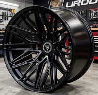 Jantes forgées en alliage d'aluminium FHJ personnalisées, super concaves, finition mate, 5x120 5x114.3 5x120, pour voitures de course, compatibles Benz BMW Audi