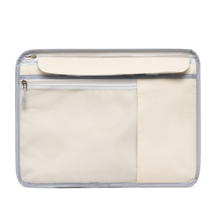 Minimalist Niche <b>Backpack</b> Men Lightweight Side Opening Laptop <b>Compartment</b> Off White Leisure Travel Shoulder Straps - Product Image 4