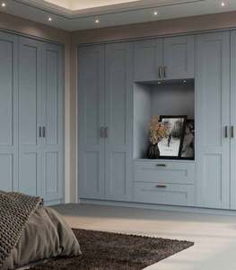 Proveedor de Fábrica, Armario de Dormitorio en Forma de L, Lacado, Armarios Personalizados, Almacenamiento Tradicional para Dormitorio - Product Image 3