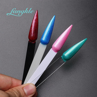 Fangkle gros outils à ongles professionnels 50pcs interrupteur Colorstiletto ongles affichage conseils anneau anneau en métal