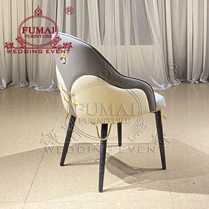 Sillas de Comedor de Cuero Gris, Muebles de Comedor Modernos y Lujosos, Silla de Comedor Tapizada - Product Image 5